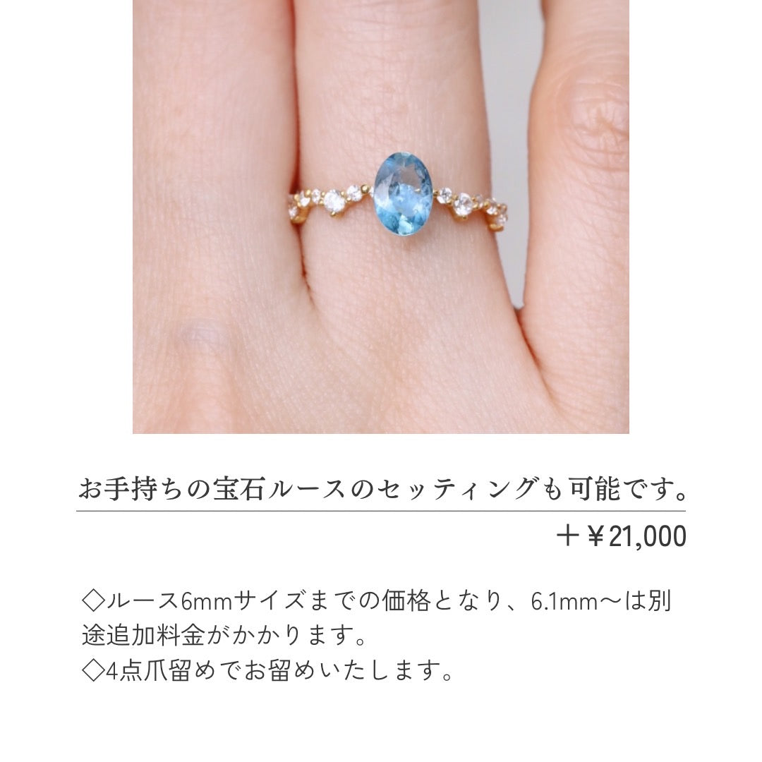 K18・プラチナ〉lace line ring レースラインリング VSクラスダイヤモンド スタッキング〈VR099〉 – ＡＶＡＴＥ